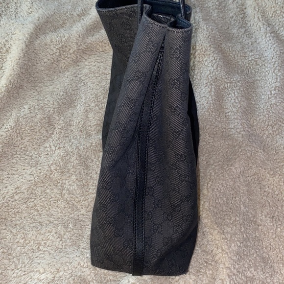 GUCCI BLACK CANVAS BAG - Picture 2 of 10